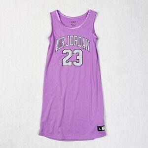 Jordan Air Jordan 23 Tank‎ Dress Girls L Purple Sleeveless Athletic Jersey Style